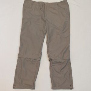 Guide's Choice For Her Adventure Taupe/Sage Convertible Pants - Size 12